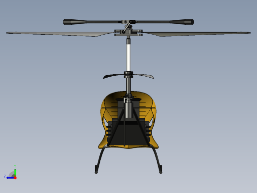 直升飞机 飞机模型设计 (83)右视缩略图