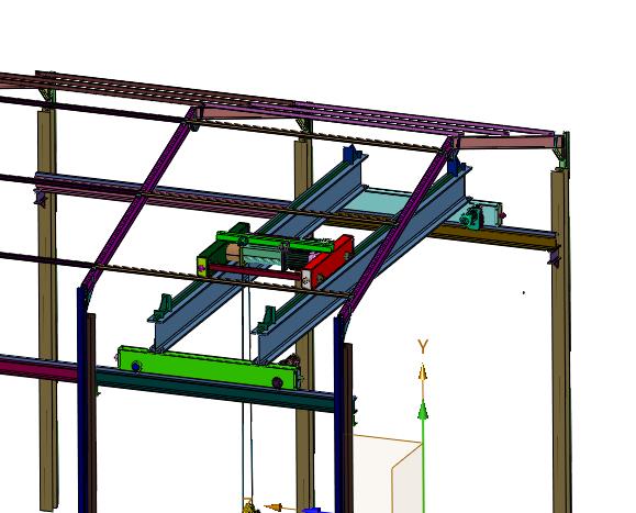 厂房车间货物搬运用电动吊机