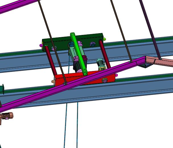 厂房车间货物搬运用电动吊机