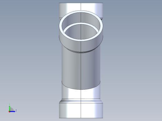 船舶管路系统S7_SeaDrainPLUS_DoubleWye-SxSxSxS_37E163502_2in Sea Drain Plus - Double Wye - SxSxSxS左视缩略图