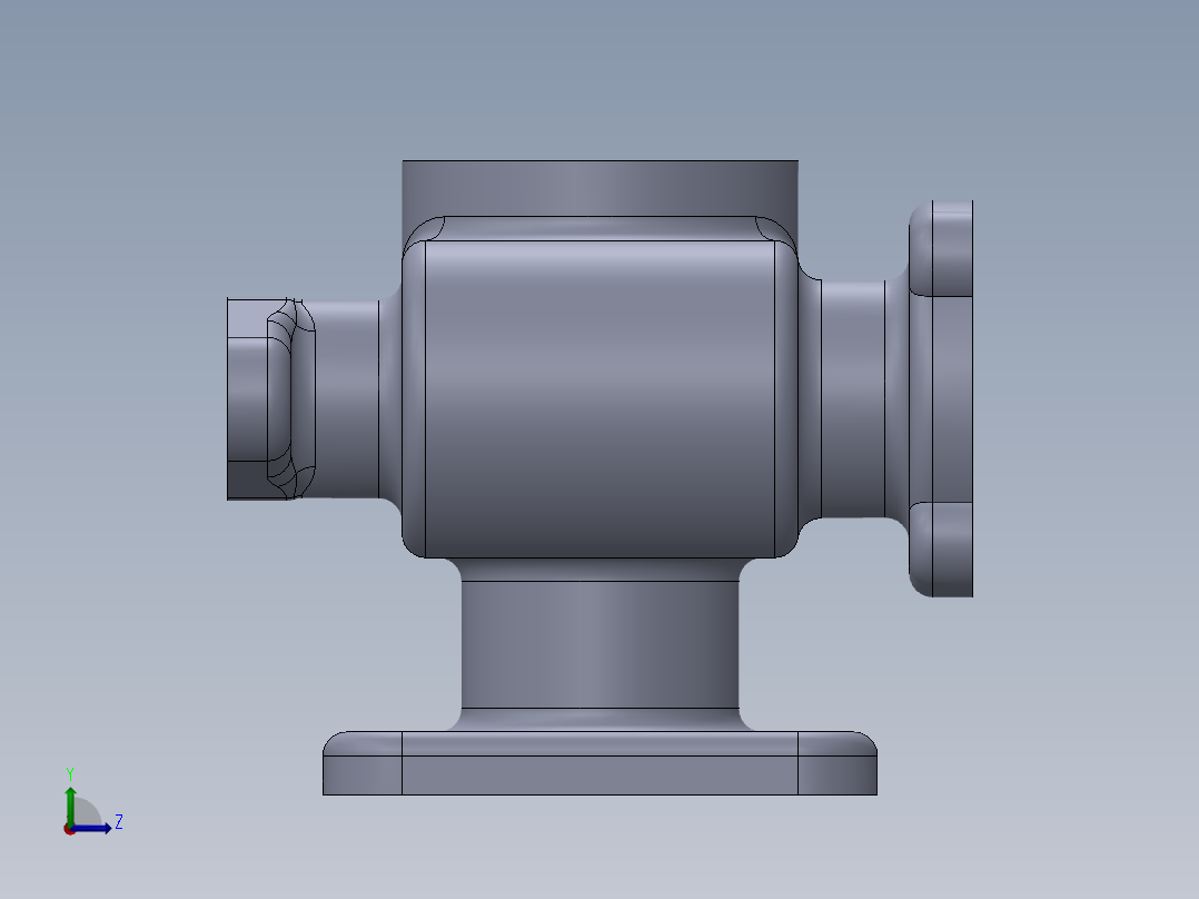 机械零件图9左视图