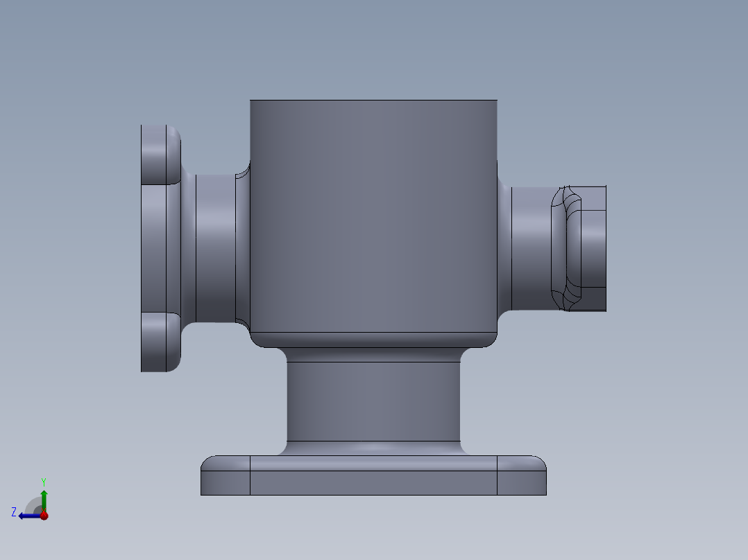 机械零件图9右视图