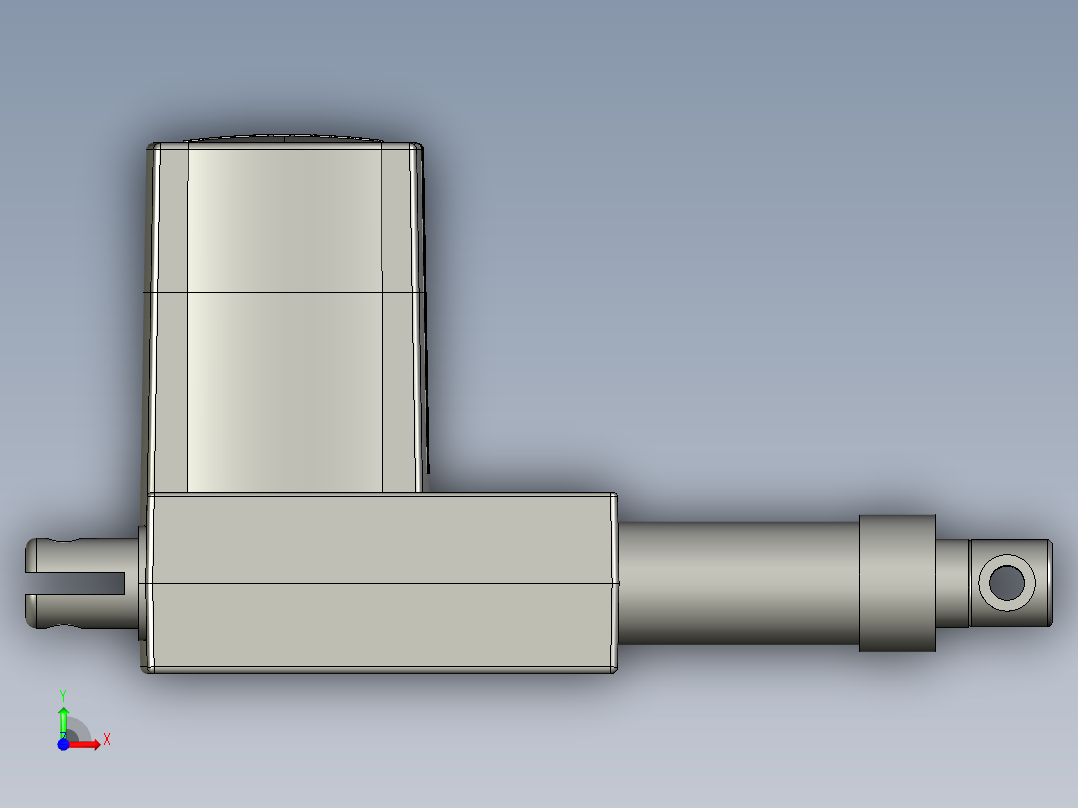 上银线性制动器LAM3_STEP前视图