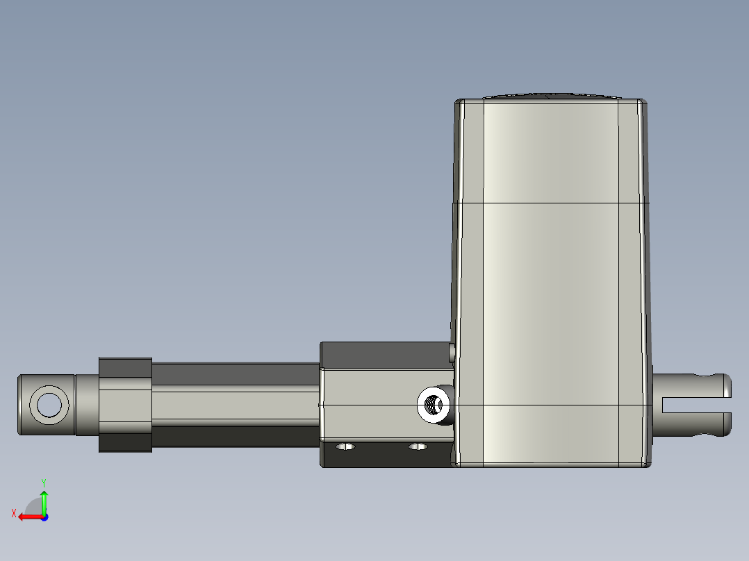上银线性制动器LAM3_STEP后视图