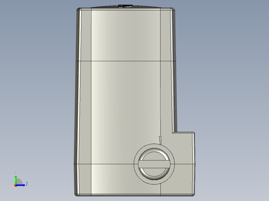 上银线性制动器LAM3_STEP左视图