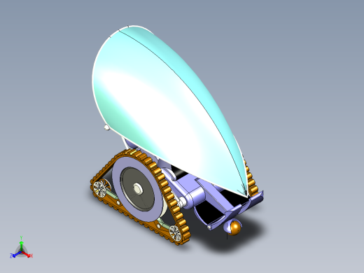 爬楼机器人_中望3D源文件+step