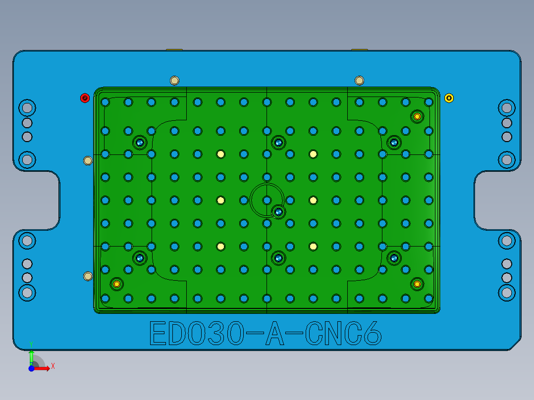 EDO30-A-笔记本CNC工装夹具三维模型CNC6-180620前视图