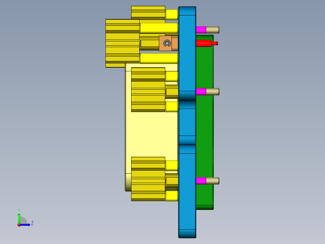 EDO30-A-笔记本CNC工装夹具三维模型CNC6-180620左视图