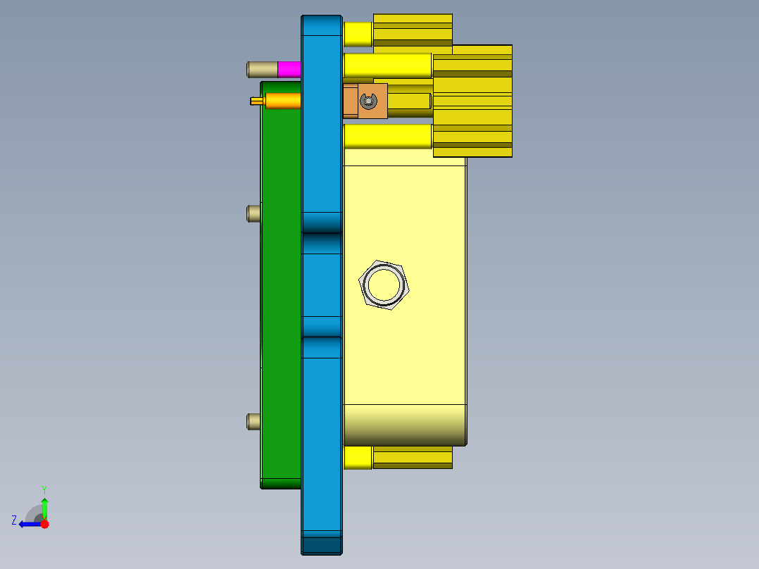 EDO30-A-笔记本CNC工装夹具三维模型CNC6-180620右视图