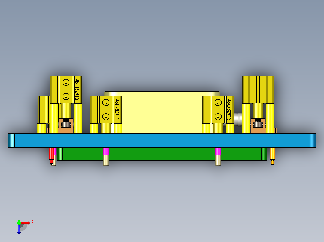 EDO30-A-笔记本CNC工装夹具三维模型CNC6-180620俯视图