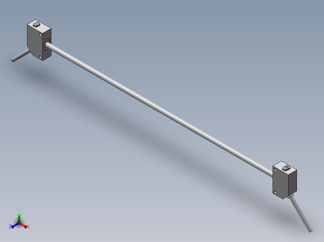 对射型光端开关~CX-411~松下正等轴测图