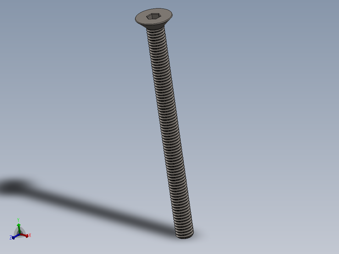Screw_ISO_10642_M3x40_A2.SLDPRT主视图