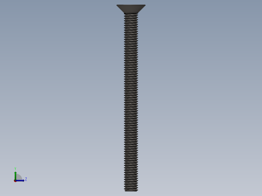 Screw_ISO_10642_M3x40_A2.SLDPRT左视缩略图