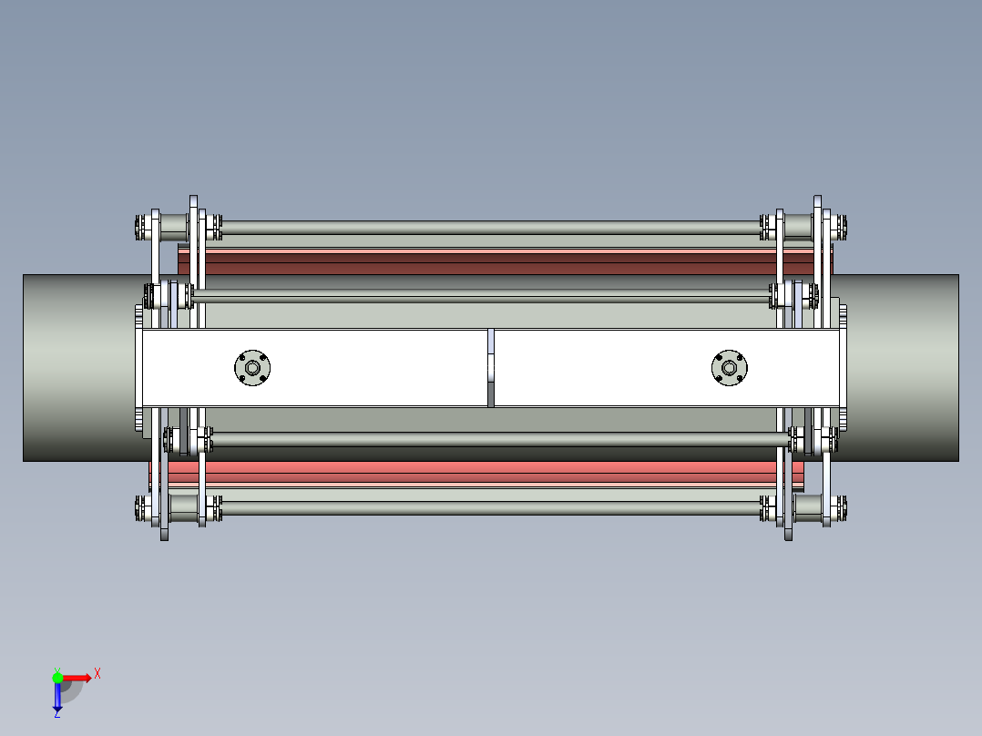 管道提升抓斗2T俯视图