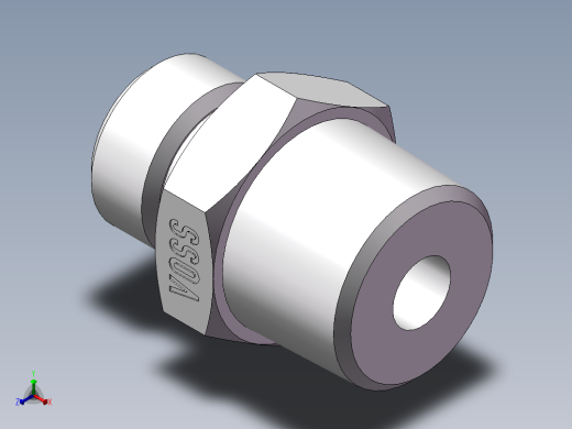 英制锥管螺纹直接头、1CT-14-06SP