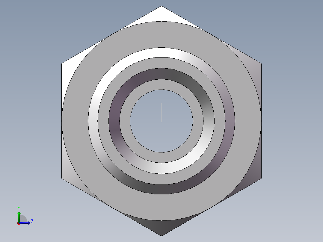 英制锥管螺纹直接头、1CT-14-06SP左视图