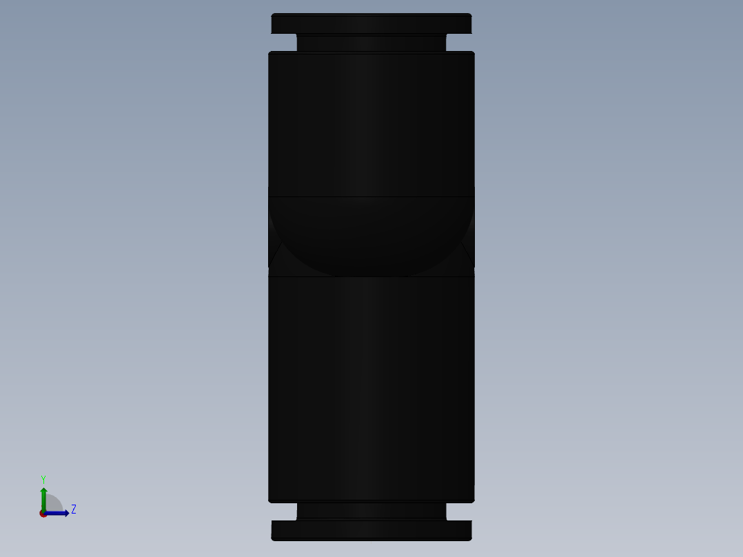 Y型三通 亿日  EPY12左视图