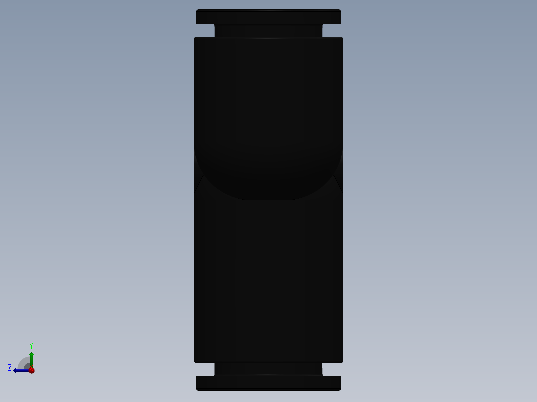 Y型三通 亿日  EPY12右视图