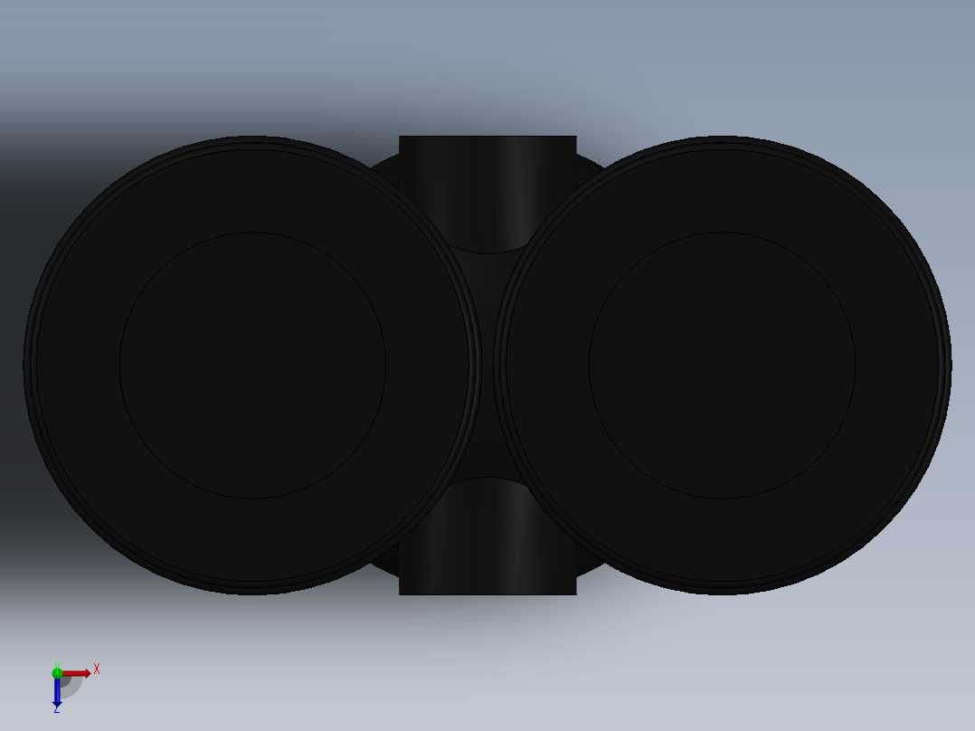 Y型三通 亿日  EPY12俯视图