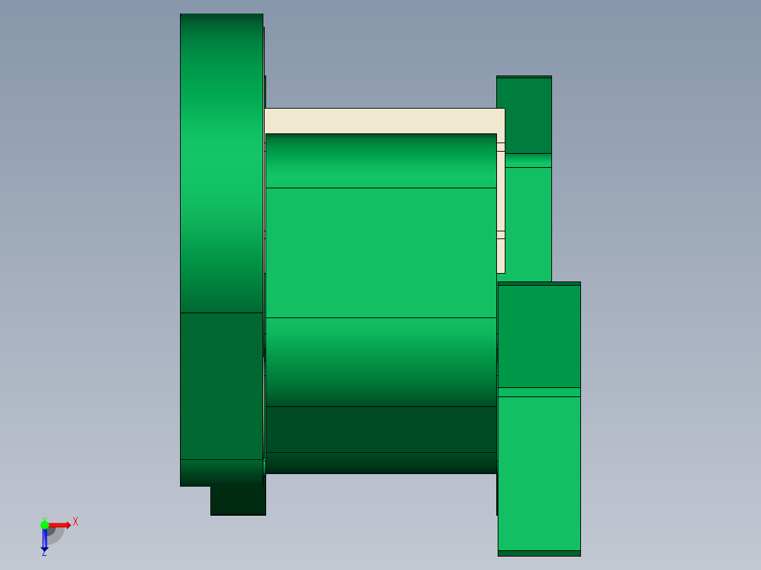 16吨冲床俯视图