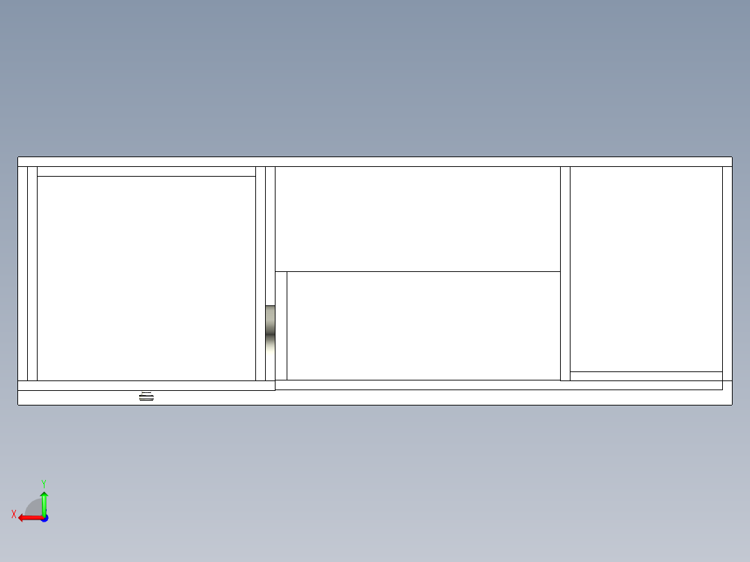 家庭卧室桌后视图
