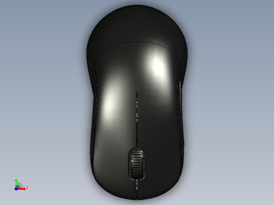 Zowie U2 鼠标 14前视图
