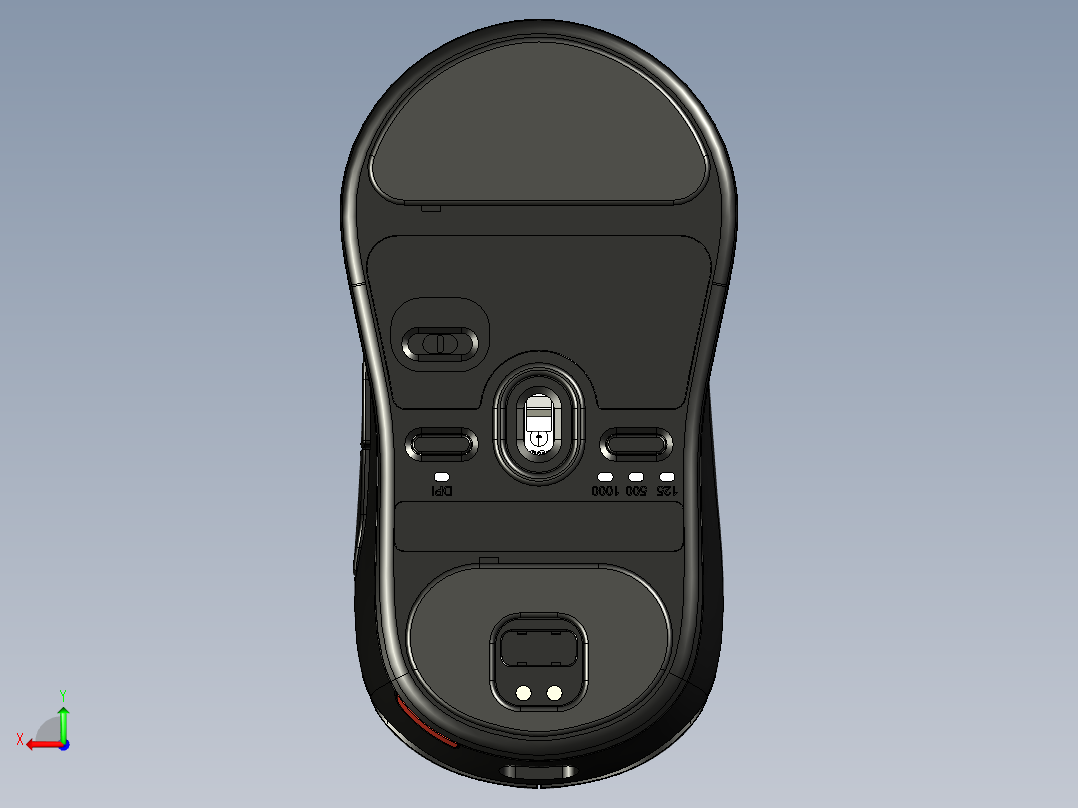 Zowie U2 鼠标 14后视图