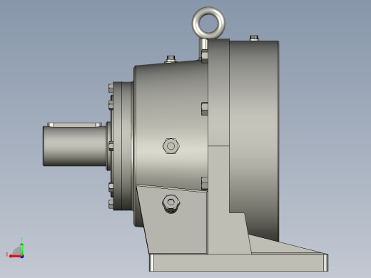 BWD型单级摆线针轮减速机BWD2-17-Y11-4P-M1-1_BWD型(单级)后视缩略图