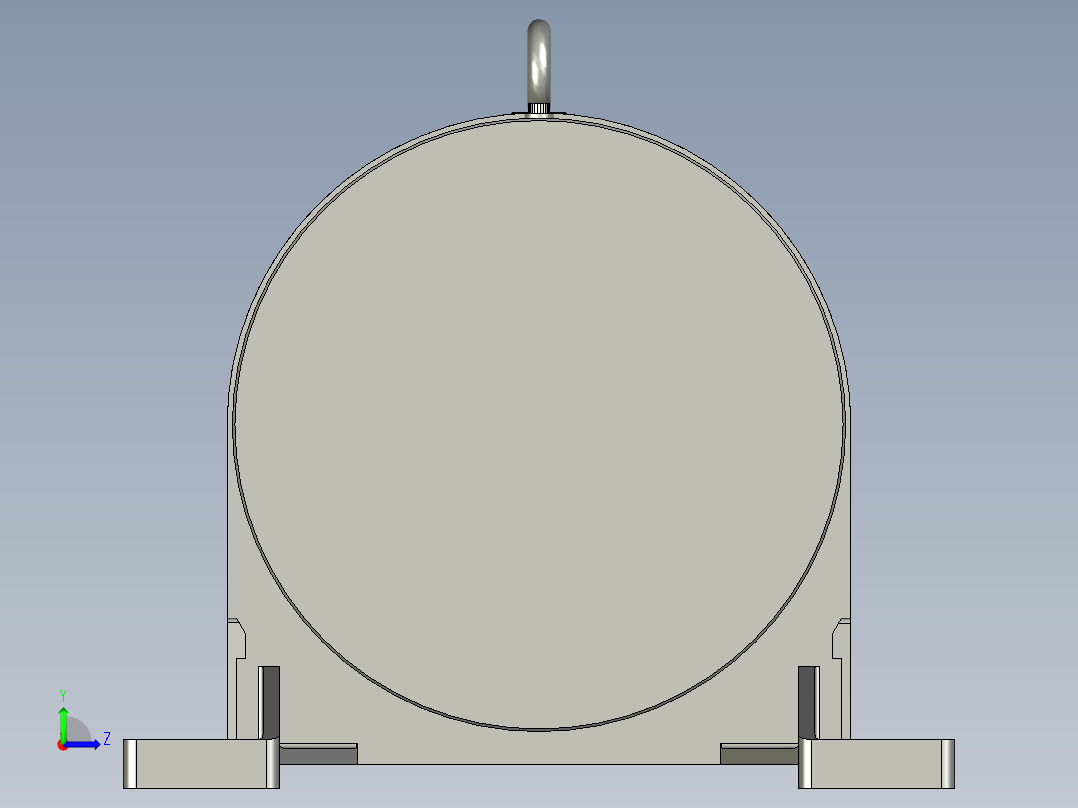 BWD型单级摆线针轮减速机BWD2-17-Y11-4P-M1-1_BWD型(单级)左视图