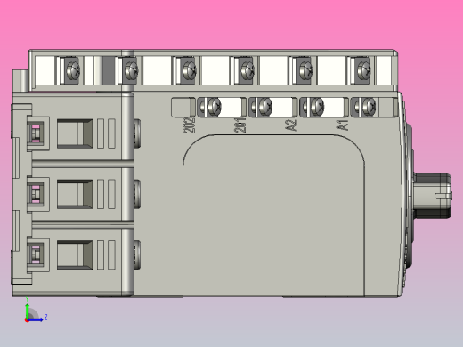NKB1-45控制与保护开关三维模型202202左视缩略图