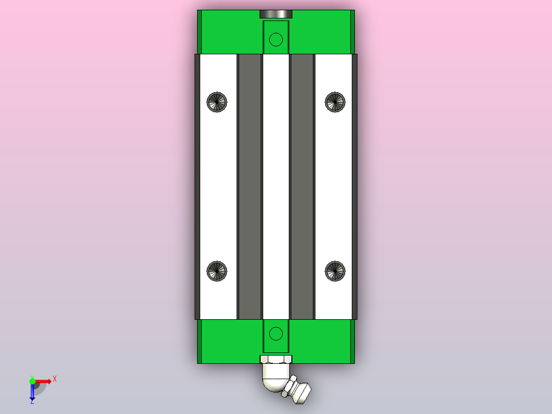 PML25HA滑块俯视图