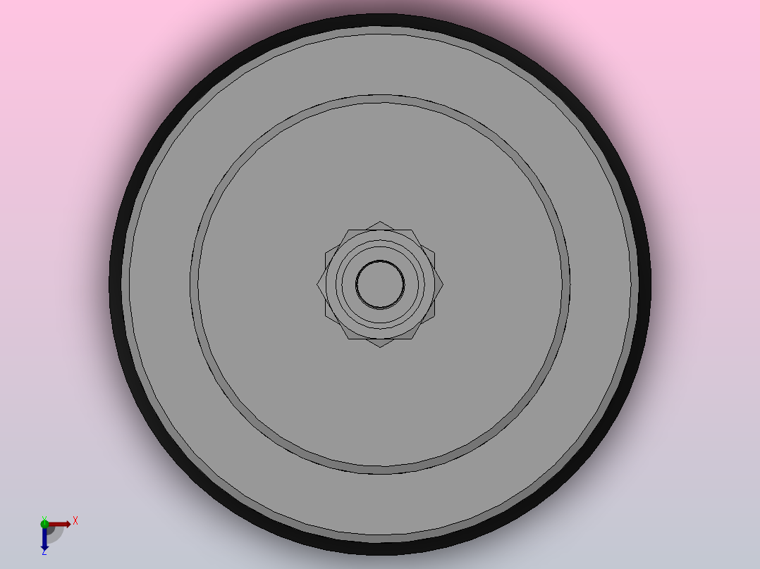 PUTKB 120~150摇摆型真空吸盘[PUTKB-120-S]俯视图