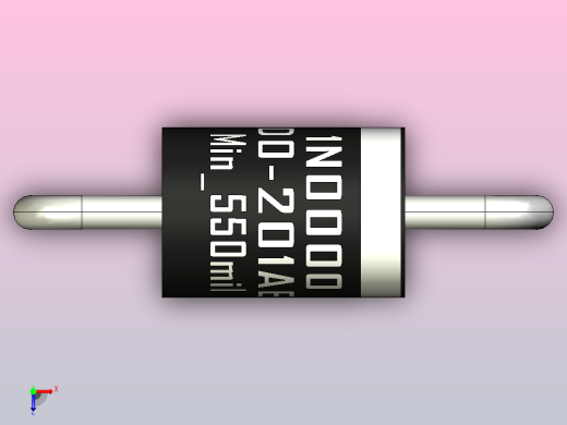 轴向二极管外壳DO-201AE_Min_550mil_rev1.0.zip.zip俯视缩略图