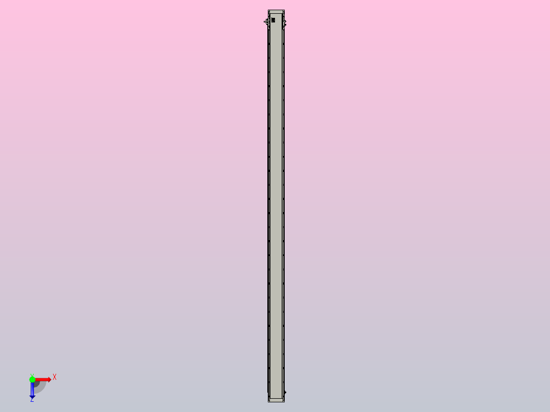 直驱直线电机轴TPA-LNP3-140-55C2-1-L3120-3-C-10-N3俯视图