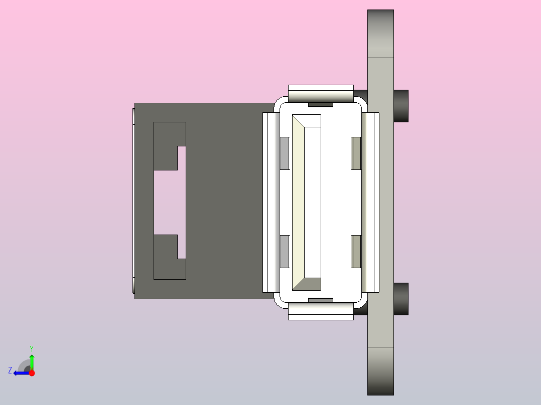Me USB 主机 V1 0右视图