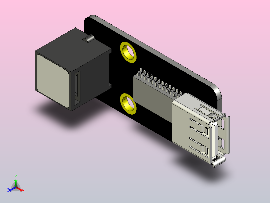 Me USB 主机 V1 0正等轴测图