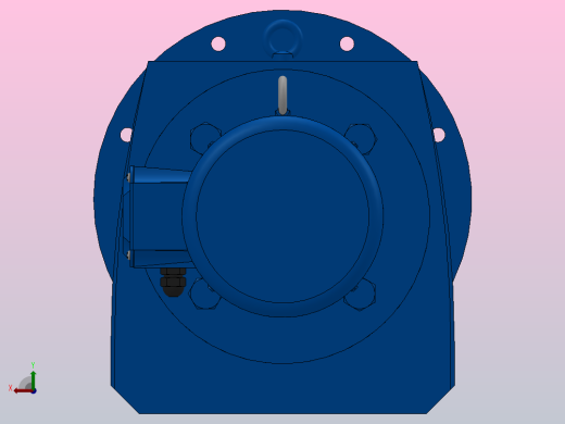 RF107法兰轴伸式安装斜齿轮减速机RF107-Y4-4P-112M-M1-0°-Φ350后视缩略图