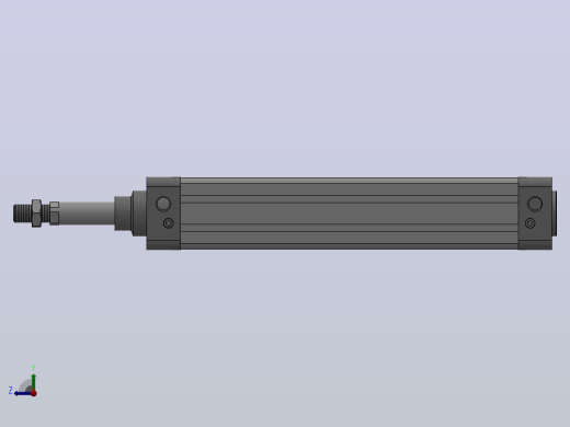 SE标准复动型气缸SE 50×250-S右视缩略图