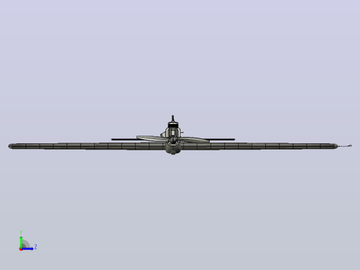 空中格斗模型左视缩略图
