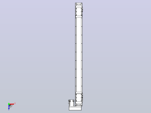滚珠丝杠线性轴TPA-GCRS-80-1610C-L400-MR-M20-N3俯视缩略图