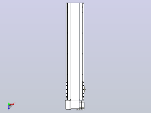 皮带直线轴半封闭可选导轨TPA-HNB-175D-140-L650-LP-C-P75-N3俯视缩略图