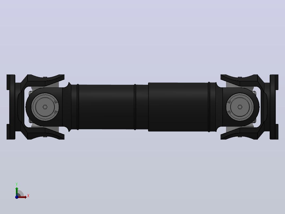 SWC型--中型十字轴式万向联轴器SWC620-E-2540前视图