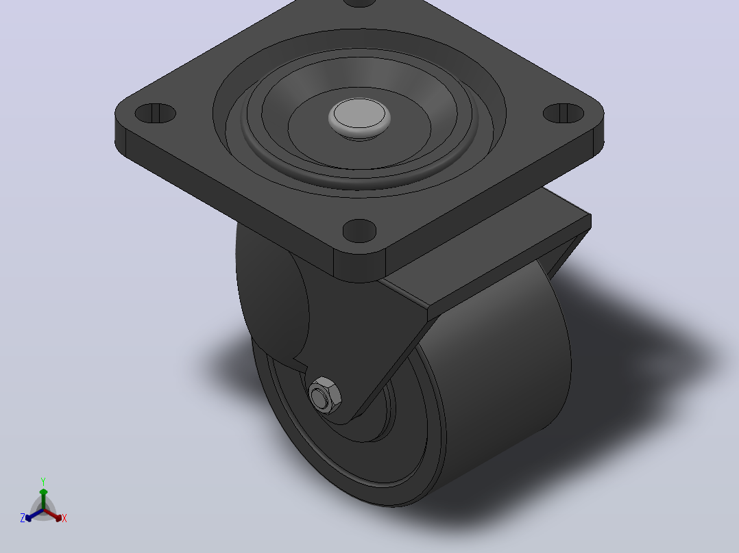 B10-01-065-102B超重低重心轮[B10-01-075-102B]主视图