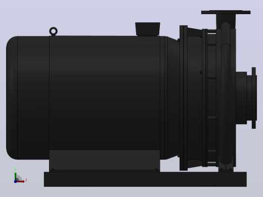南方泵NIS，NISF泵外形（125-80-400）30kW-4极前视缩略图