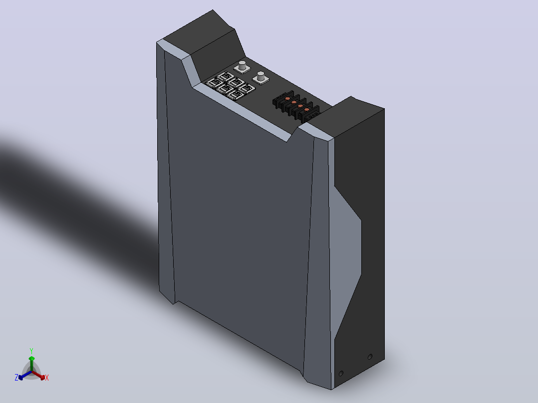 电池模块Deka DD5300 LiFePO4正等轴测图