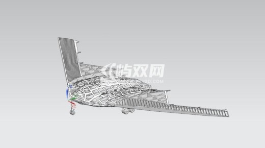 B2轰炸机骨架三维设计缩略图