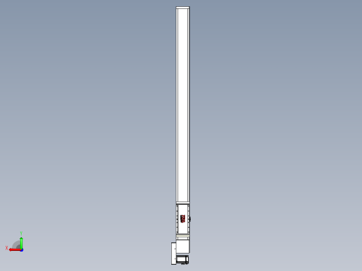 伺服电机集成皮带传动直线执行器TPA-OCB-140-256-L1850-ML-P75-N3后视缩略图