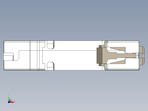 NB5-63M 1P塑料外壳式断路器三维模型202404前视缩略图