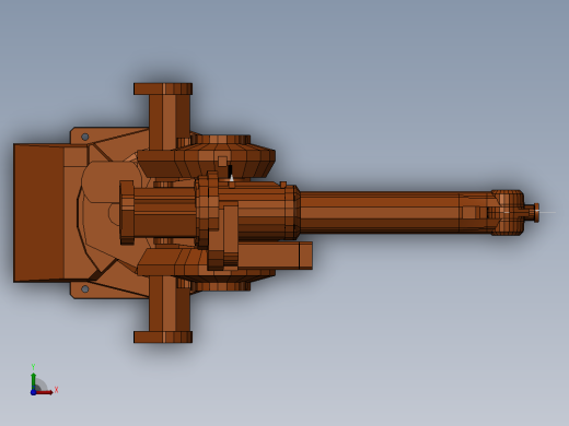 IRB1410六轴可运动机器人模型前视缩略图