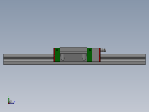 上银直线导轨线性滑轨HGW-CA╱HGW-HA[HGW25CAE1R300EZ0CI＋E2╱RC]左视缩略图